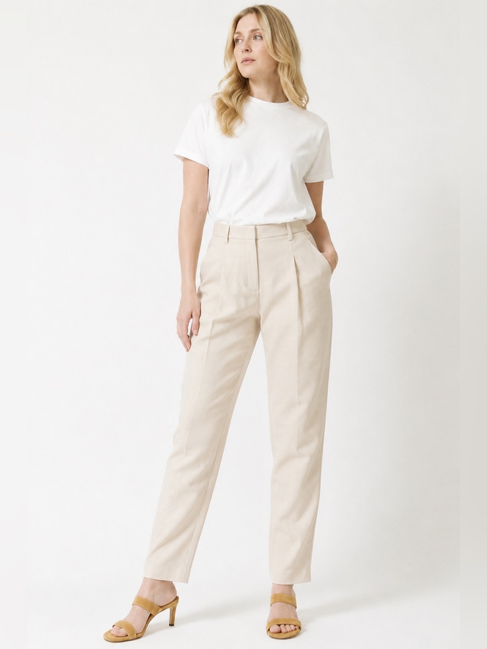 Dorothee Schumacher Women's Summer Cruise Pants Straight Leg Size 1 US 2